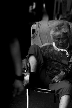 김찬명 씨의 '노인'. 대상을 받은 작품이다. 